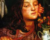 Girl at a Lattice - 但丁·加百利·罗塞蒂